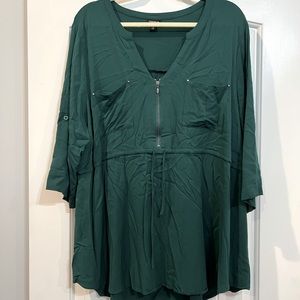 Torrid cinch waist blouse sz 3